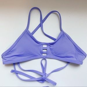 purple jolyn tomcat bikini top size S